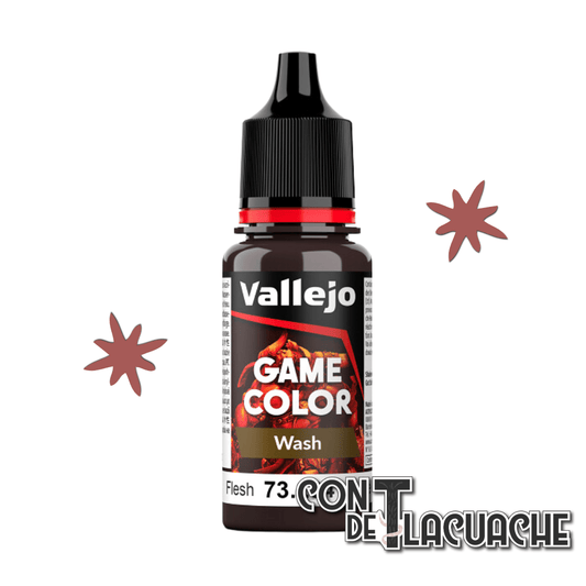NEW Game Color Wash Flesh 18ml (73204) | Vallejo - Con T de Tlacuache - Vallejo