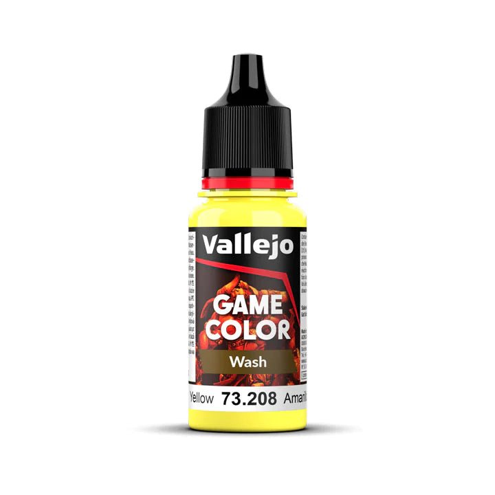 NEW Game Color Wash Yellow 18ml (73208) | Vallejo - Con T de Tlacuache - Vallejo