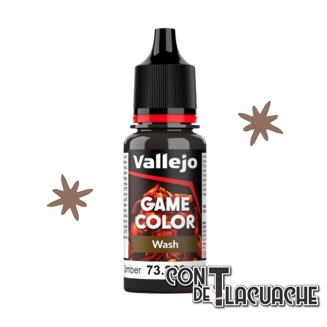 NEW Game Wash Umber 18ml (73203) | Vallejo - Con T de Tlacuache - Vallejo