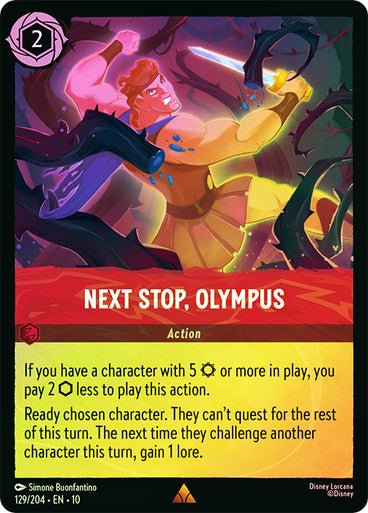 Next Stop, Olympus (Cold Foil) - Con T de Tlacuache - Ravensburger