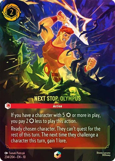 Next Stop, Olympus (Inkwash Foil) - Con T de Tlacuache - Ravensburger