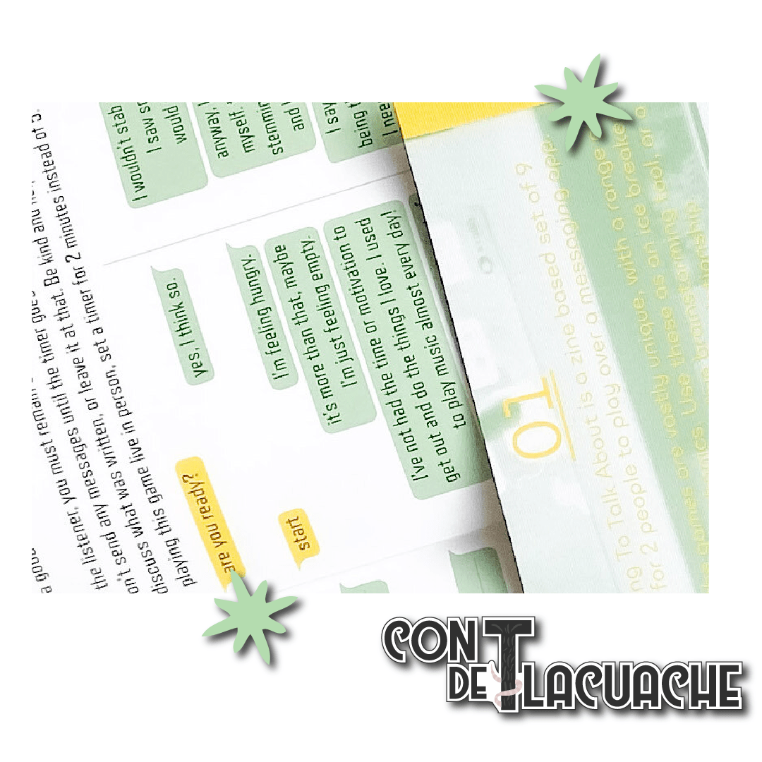 Nothing To Talk About | Jordan Draper Games - Con T de Tlacuache - Jordan Draper Games