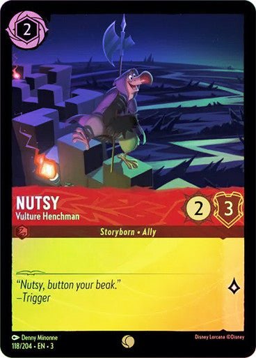 Nutsy - Vulture Henchman (Cold Foil) - Con T de Tlacuache - Ravensburger