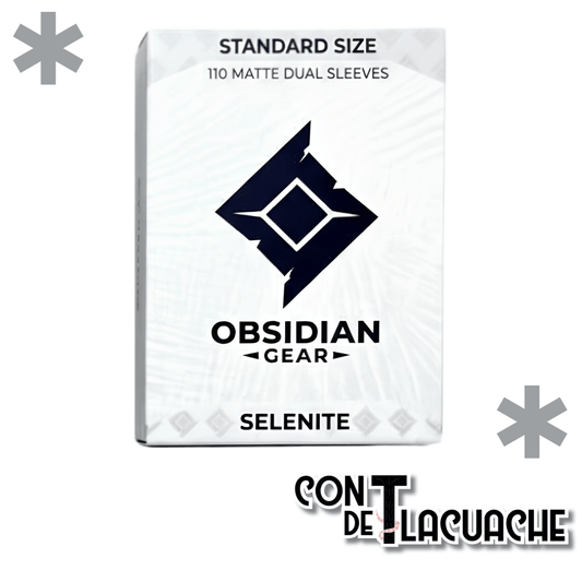 Obsidian Gear Dual Matte Sleeves (110 pzas) | Obsidian Gear - Con T de Tlacuache - Obsidian Gear