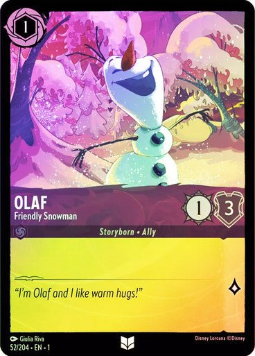 Olaf - Friendly Snowman ( Cold Foil ) - Con T de Tlacuache - Ravensburger