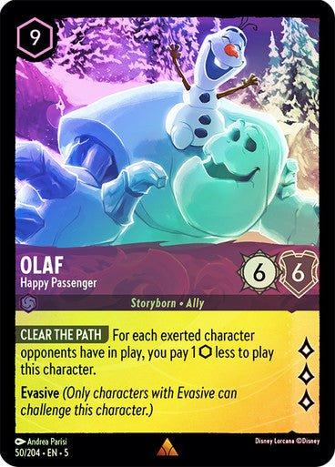 Olaf - Happy Passenger (Cold Foil ) - Con T de Tlacuache - Ravensburger