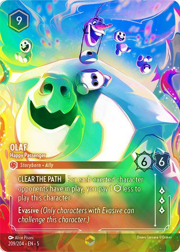 Olaf - Happy Passenger (Inkwash Foil ) - Con T de Tlacuache - Ravensburger