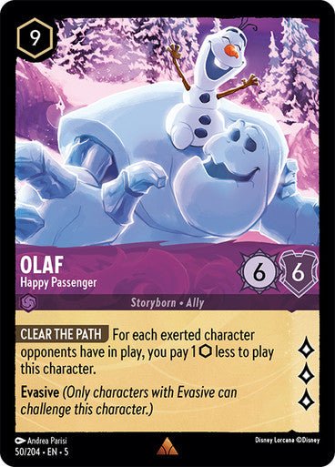 Olaf - Happy Passenger (Non - foil ) - Con T de Tlacuache - Ravensburger