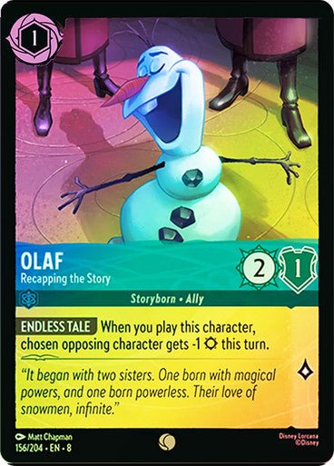 Olaf - Recapping the Story (Cold Foil) - Con T de Tlacuache - Ravensburger