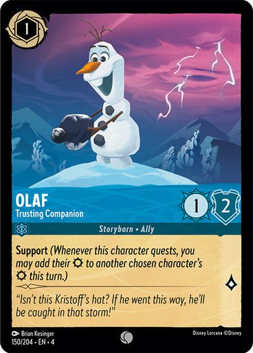 Olaf - Trusting Companion ( Non - foil ) | Ravesburger - Con T de Tlacuache - Ravensburger