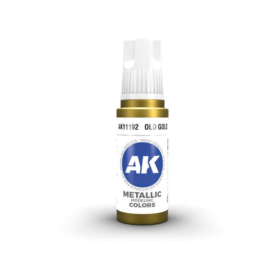 Old Gold Metallic 17Ml | Ak Interactive - Con T de Tlacuache - AK Interactive
