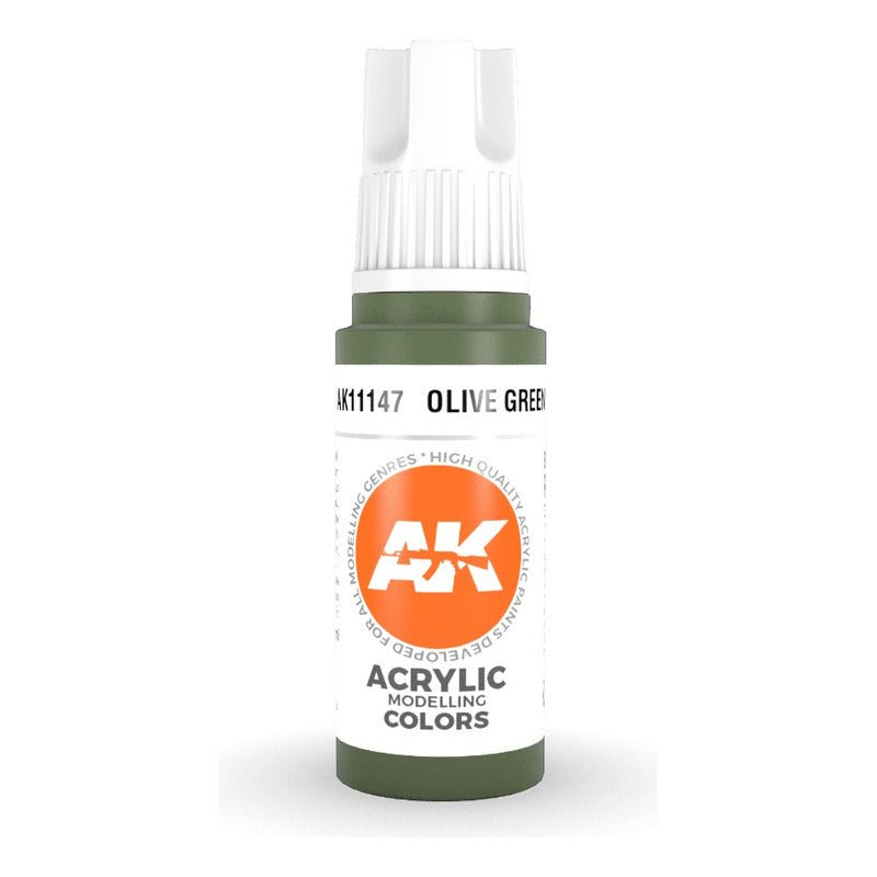 Olive Green 17Ml | Ak Interactive - Con T de Tlacuache - AK Interactive