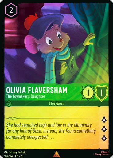 Olivia Flaversham - The Toymaker's Daughter ( Cold Foil ) - Con T de Tlacuache - Ravensburger