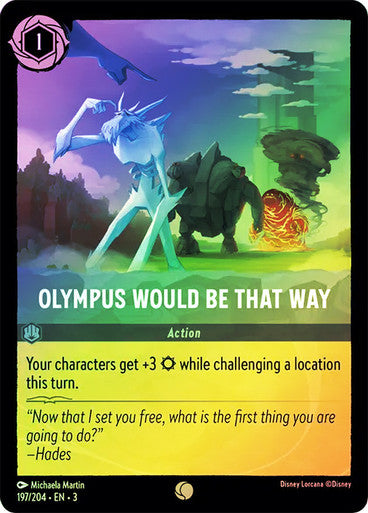 Olympus Would Be That Way (Cold Foil)