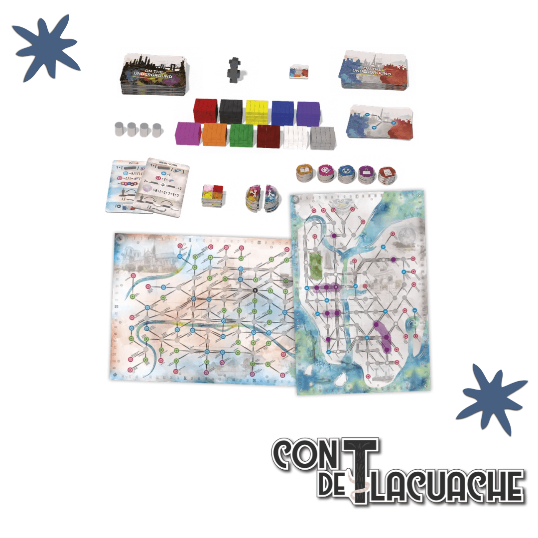 On the Underground: Paris/New York | LudiCreations - Con T de Tlacuache - Con T de Tlacuache