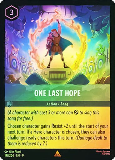 One Last Hope (Cold Foil) - Con T de Tlacuache - Ravensburger