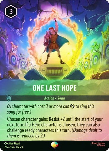 One Last Hope (Rainbow Foil) - Con T de Tlacuache - Ravensburger
