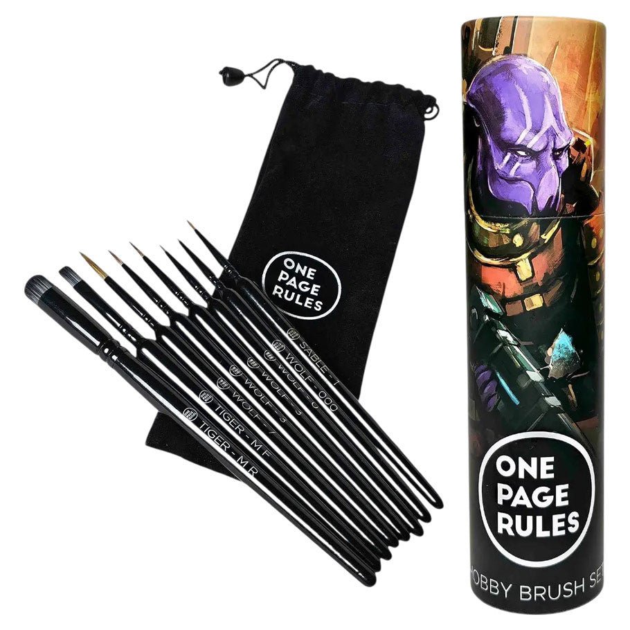 One Page Rules Brush Set - Con T de Tlacuache - Con T de Tlacuache