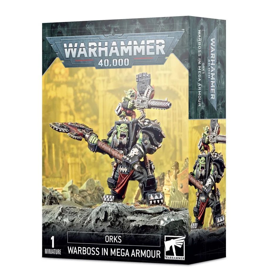 Orks Ork Warboss In Mega Armour | Games WorkShop - Con T de Tlacuache - Games Workshop