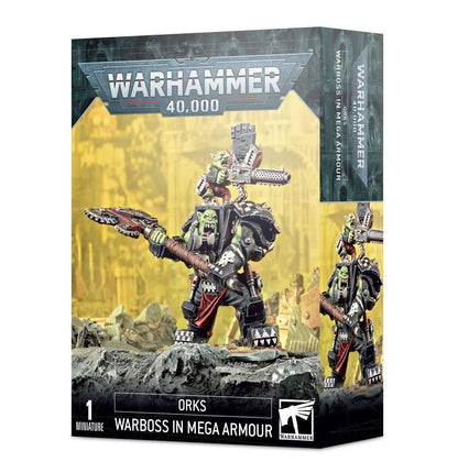 Orks Ork Warboss In Mega Armour | Games WorkShop - Con T de Tlacuache - Games Workshop