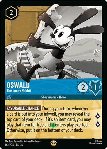 Oswald - The Lucky Rabbit ( Non - foil ) - Con T de Tlacuache - Ravensburger
