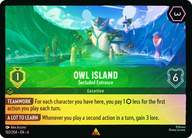 Owl Island - Secluded Entrance ( Cold Foil )