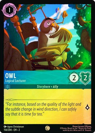 Owl - Logical Lecturer (Cold Foil) - Con T de Tlacuache - Ravensburger