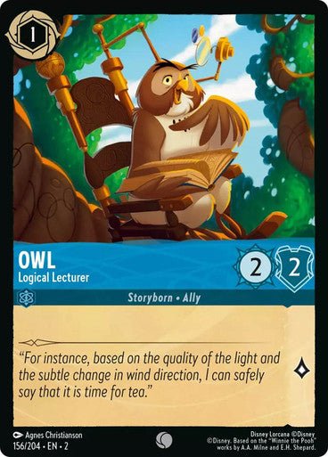 Owl - Logical Lecturer (Non - foil) - Con T de Tlacuache - Ravensburger