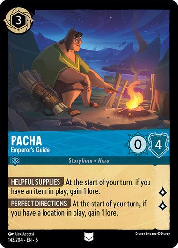 Pacha - Emperor's Guide (Non - foil ) - Con T de Tlacuache - Ravensburger