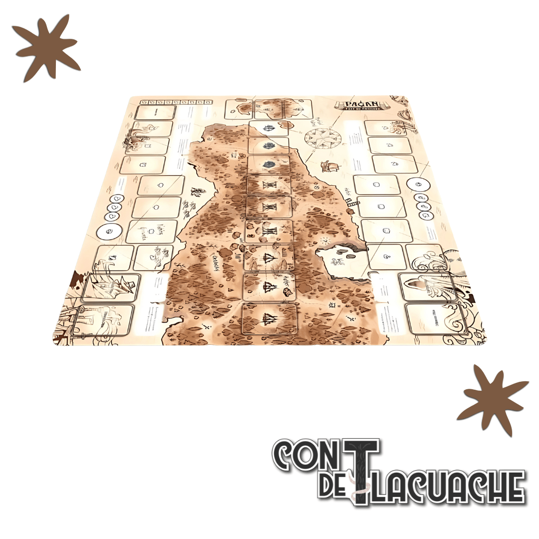 Pagan Fate of Roanoke Playmat | Capstone Games - Con T de Tlacuache - Con T de Tlacuache