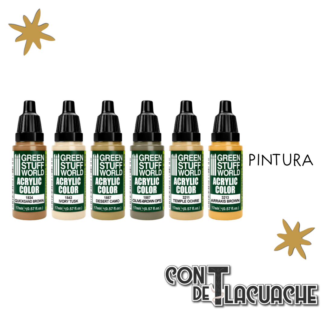 Paint Set - Desert Mysteries (6 Pinturas) | Green Stuff World - Con T de Tlacuache - Green Stuff World