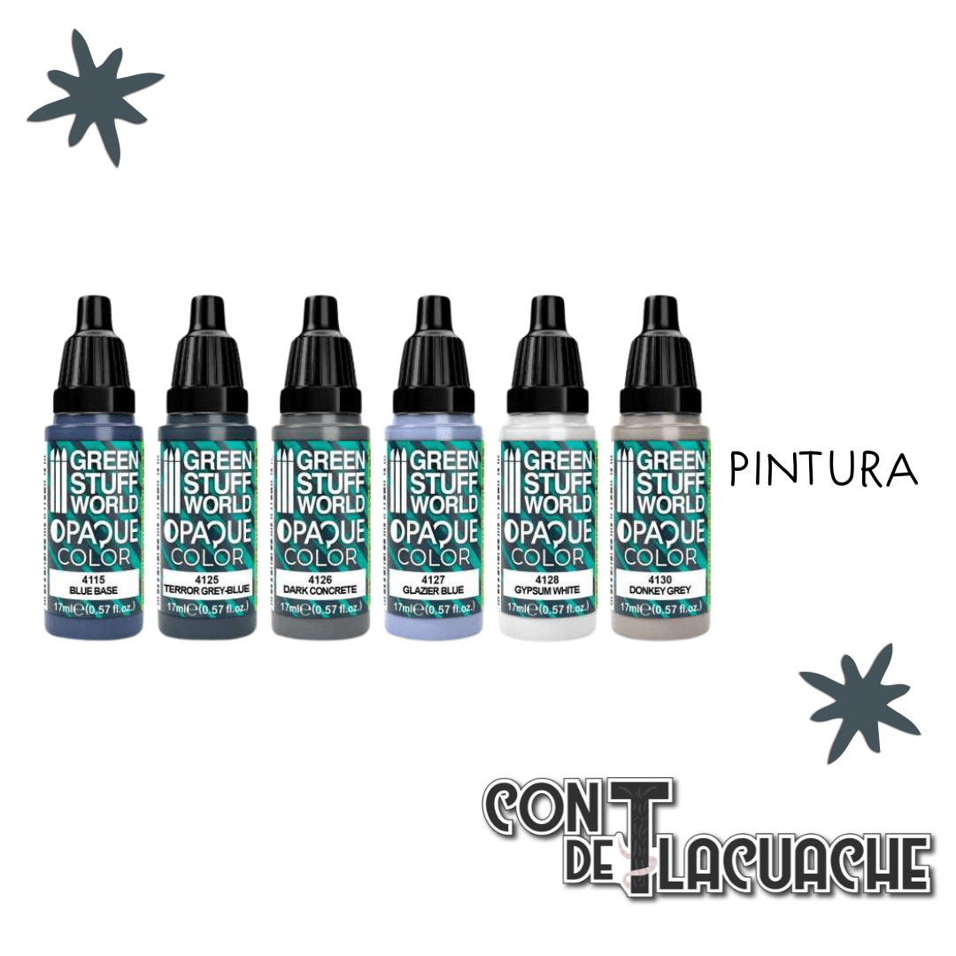 Paint Set - Opaque Colors Cold (Box X6) | Green Stuff World - Con T de ...