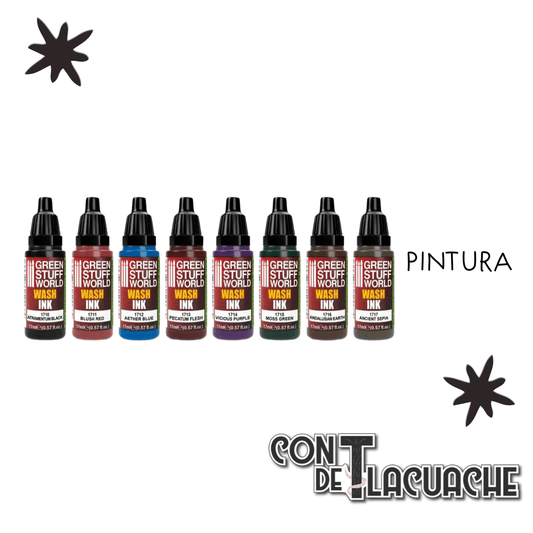 Paint Set - Wash Inks (Box X8) | Green Stuff World - Con T de Tlacuache - Green Stuff World