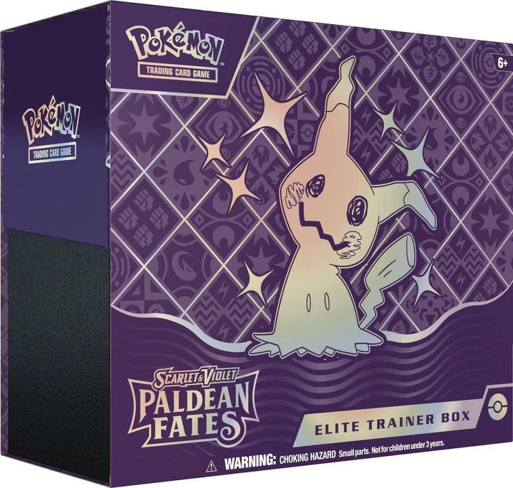 Paldean Fates Elite Trainer Box | Pokemon - Con T de Tlacuache - Con T de Tlacuache