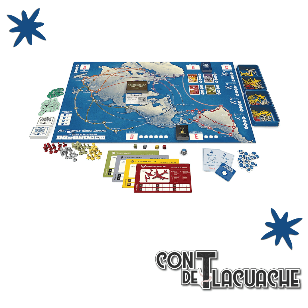 Pan Am Juego de Mesa | Funko Games - Con T de Tlacuache - Con T de Tlacuache