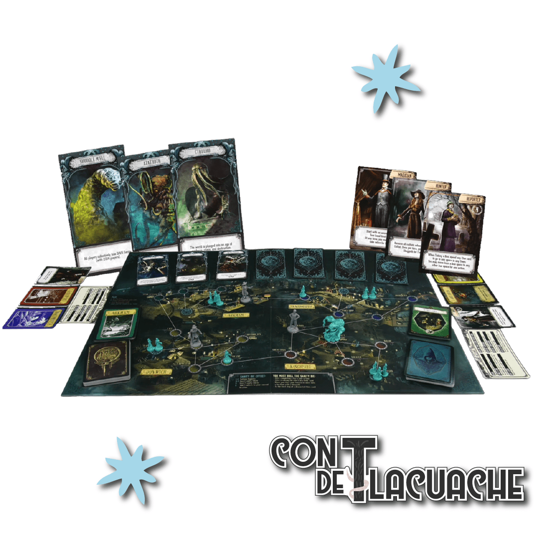 Pandemic Reign of Cthulhu | Z - man Games - Con T de Tlacuache - Z - man Games