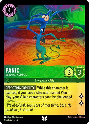 Panic - Immortal Sidekick ( Cold Foil ) | Ravesburger - Con T de Tlacuache - Ravensburger