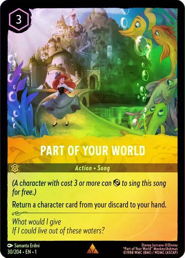 Part of Your World ( Cold Foil ) - Con T de Tlacuache - Ravensburger