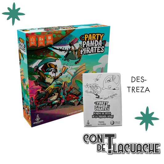 Party Panda Pirates + Expa Cartas Trilogía Aviar | Detestable Games - Con T de Tlacuache - Con T de Tlacuache