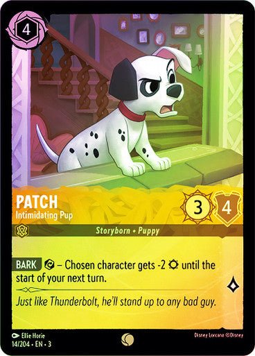 Patch - Intimidating Pup (Cold Foil) - Con T de Tlacuache - Ravensburger