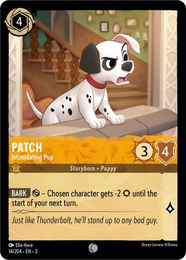Patch - Intimidating Pup (Non - foil) - Con T de Tlacuache - Ravensburger