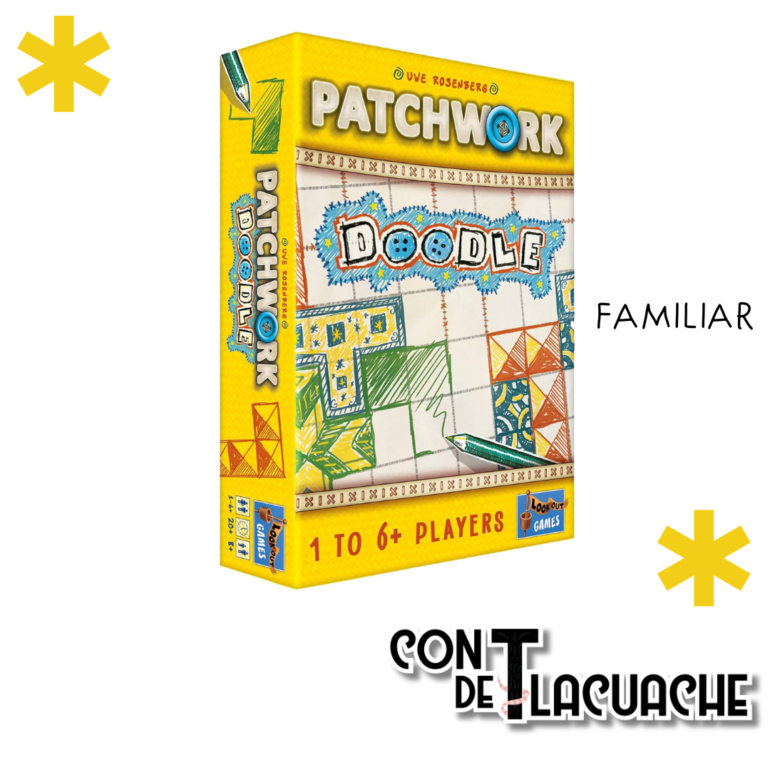 Patchwork Doodle | Lookout Games - Con T de Tlacuache - Con T de Tlacuache