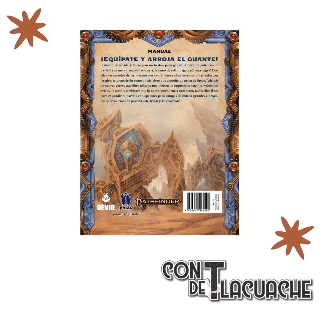 Pathfinder 2a Edición: Armas y Mecanismos - Con T de Tlacuache - Con T de Tlacuache