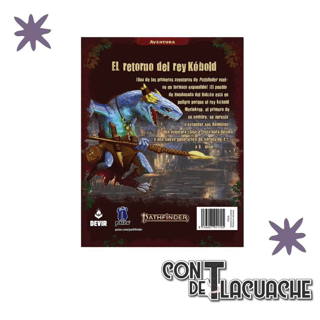 Pathfinder 2a Edición: La Corona del Rey Kobold | Devir - Con T de Tlacuache - Devir