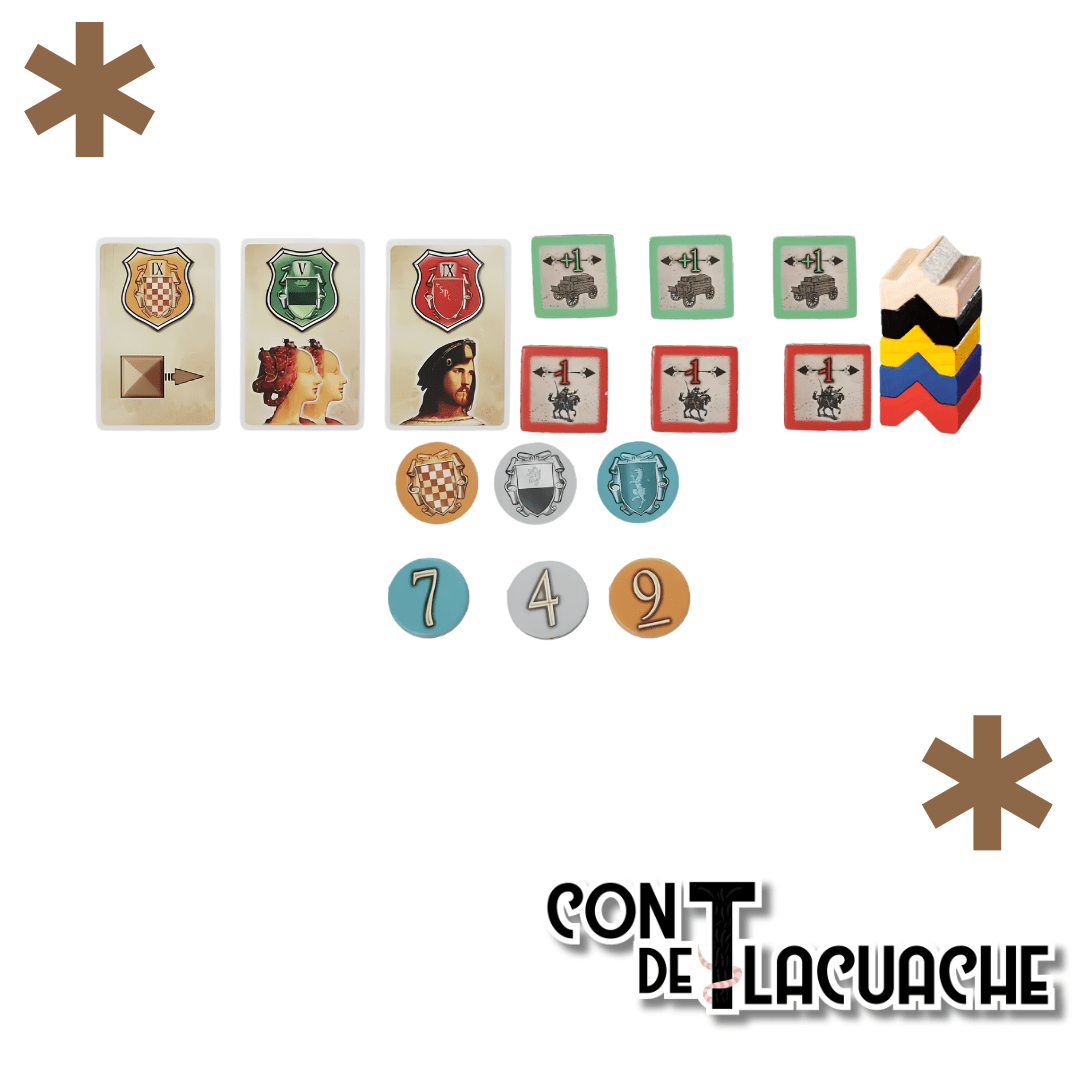 Patrician Towers of Influence | Calliope Games - Con T de Tlacuache - Calliope Games