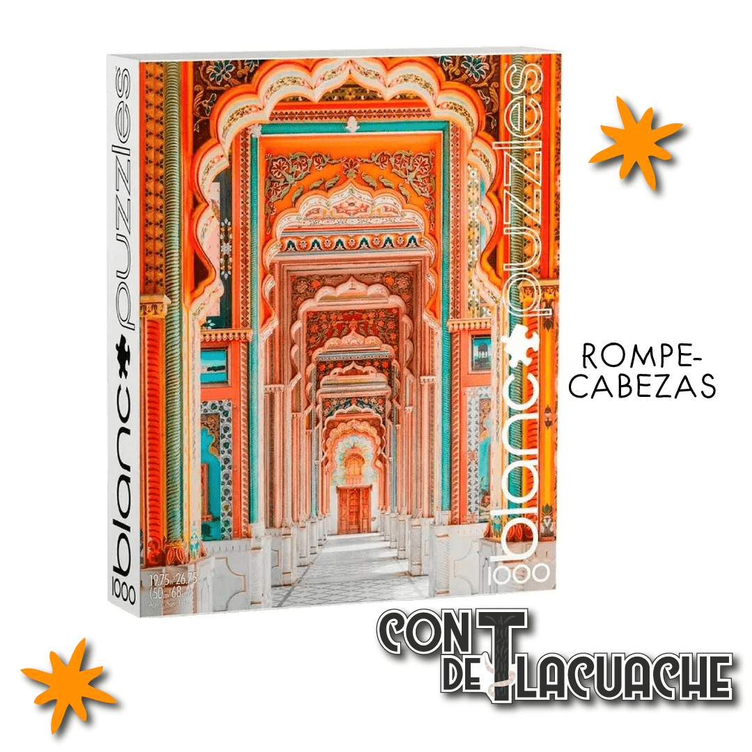 Patrika Gate, Jaipur (1000 pzs) Blanc Collection | Buffalo Games - Con T de Tlacuache - Buffalo Games