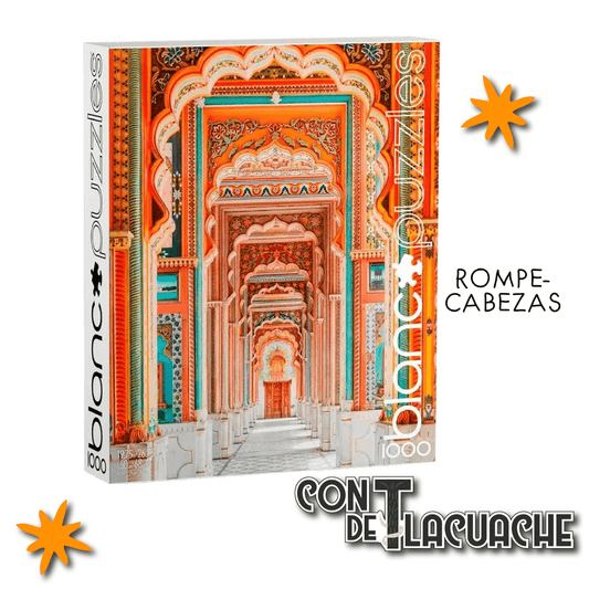 Patrika Gate, Jaipur (1000 pzs) Blanc Collection | Buffalo Games - Con T de Tlacuache - Buffalo Games