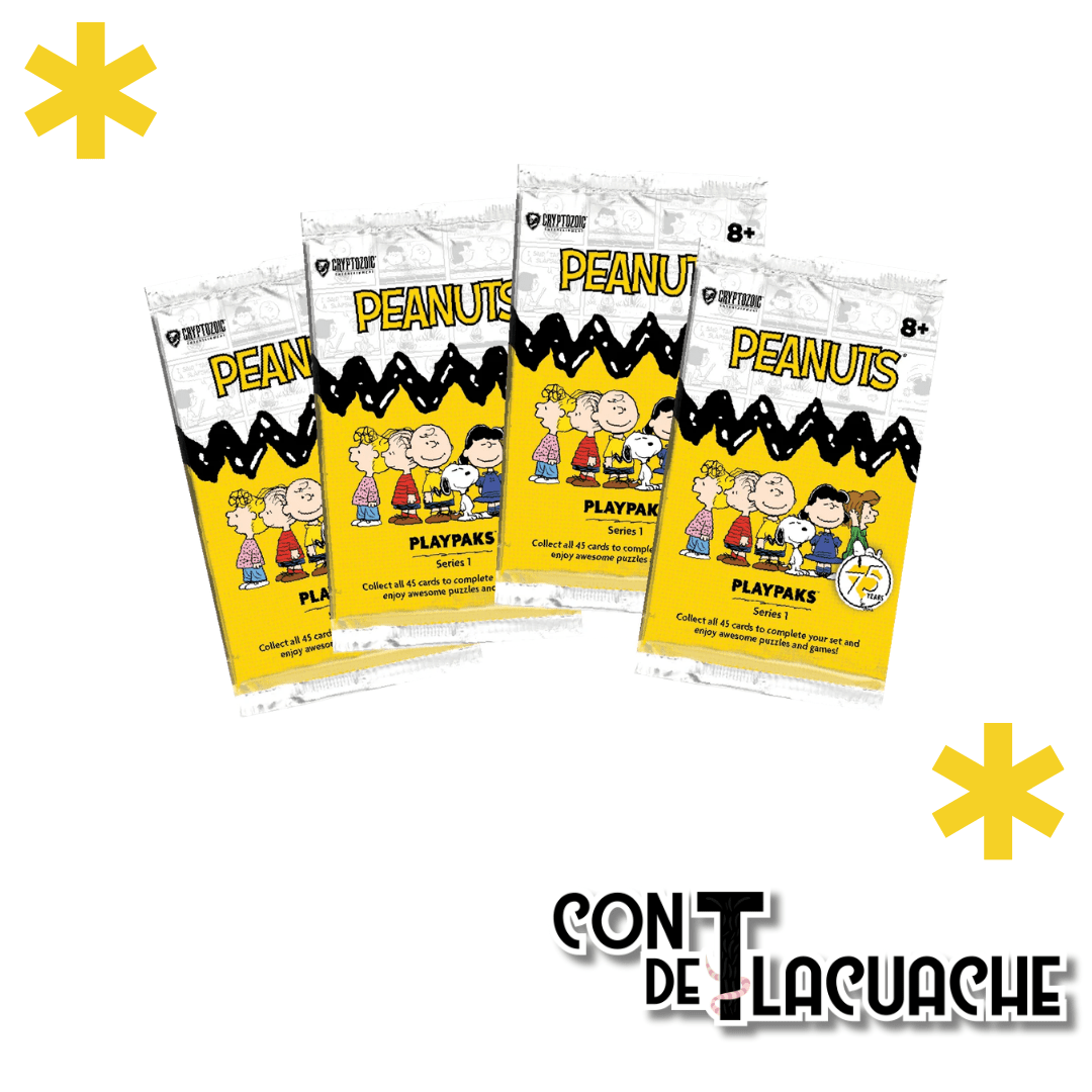 Peanuts Playpaks Series 1 Trading Card Booster (1 pza) | Cryptozoic Entertainment - Con T de Tlacuache - Cryptozoic Entertainment