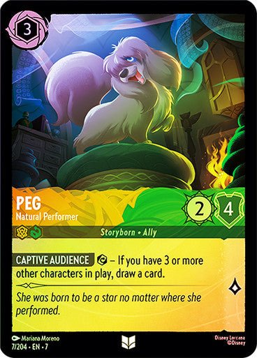 Peg - Natural Performer (Cold Foil) - Con T de Tlacuache - Ravensburger