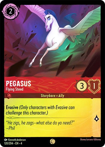 Pegasus - Flying Steed ( Cold Foil ) | Ravesburger - Con T de Tlacuache - Ravensburger